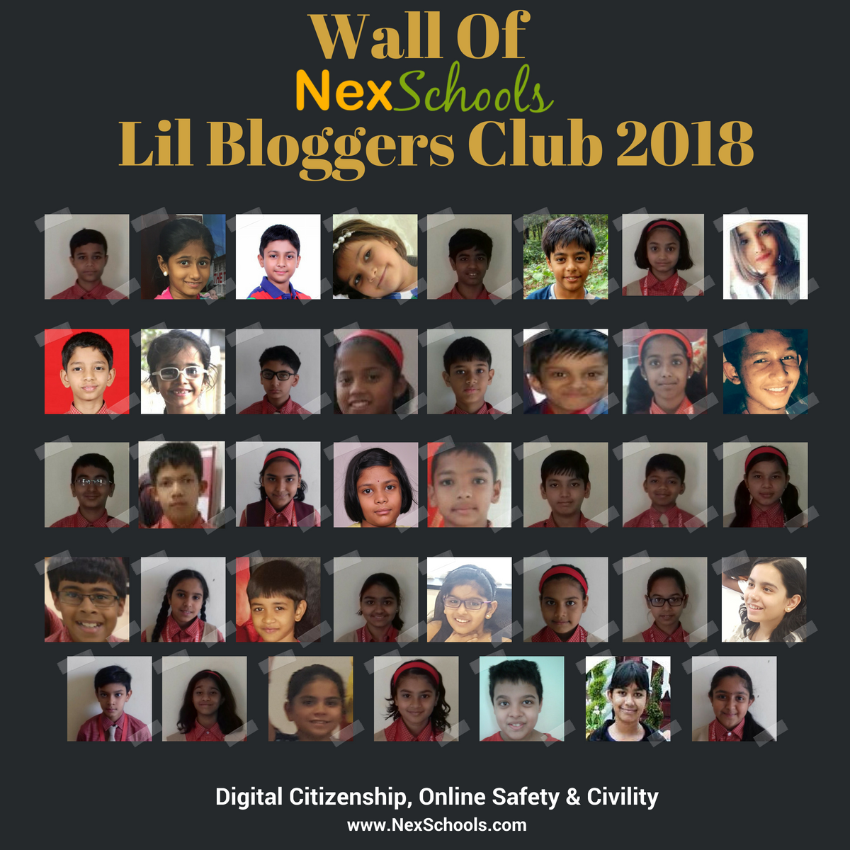 Lil Bloggers Wall 2018